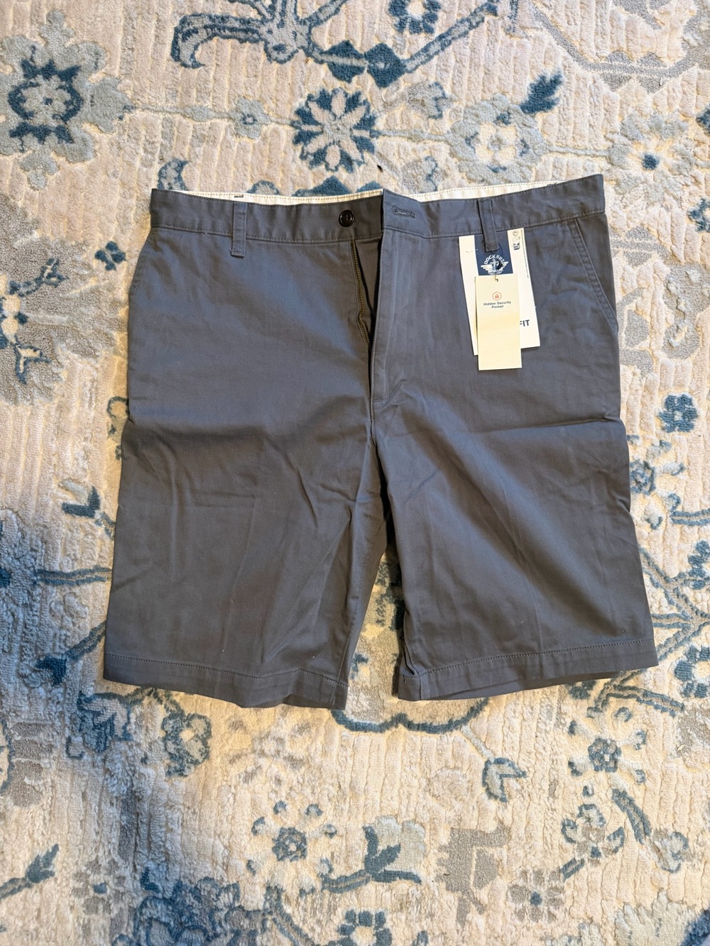 Dockers Flat-Front Men's Shorts in Slate Gray